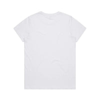 As Colour Women's maple organic tee 4001G Casual Wear As Colour WHITE XSM 