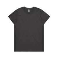 As Colour Women's maple tee 4001 Casual Wear As Colour CHARCOAL XSM 
