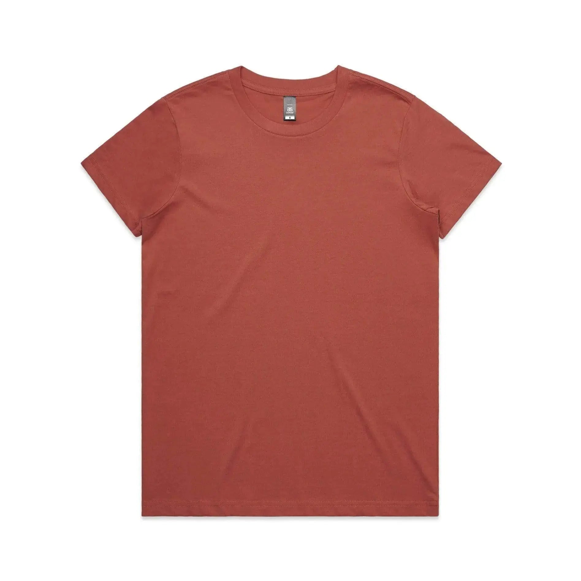 As Colour Women's maple tee 4001 Casual Wear As Colour CORAL XSM 