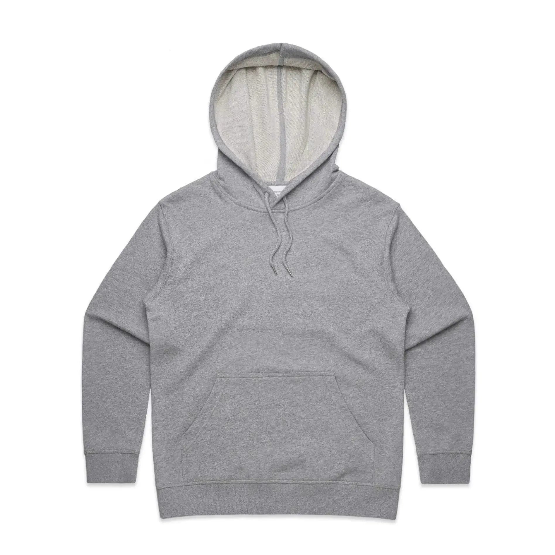 As Colour Women's premium hoodie 4120 Casual Wear As Colour GREY MARLE XSM 