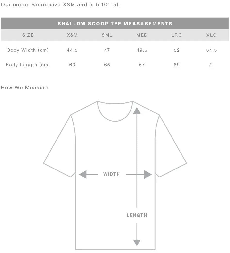 As Colour Women's shallow scoop tee 4011 Metro Workwear.