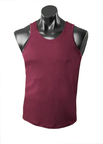 Aussie Pacific Botany Men's Singlet 1107 Metro Workwear.