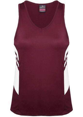 Aussie Pacific Ladies Tasman Singlet 2111 Metro Workwear.