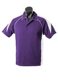 Aussie Pacific Casual Wear Purple/White / S AUSSIE PACIFIC men's premier polo shirt 1301
