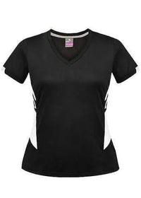 Aussie Pacific Tasman Ladies Tees 2211 Casual Wear Aussie Pacific Black/White 8 