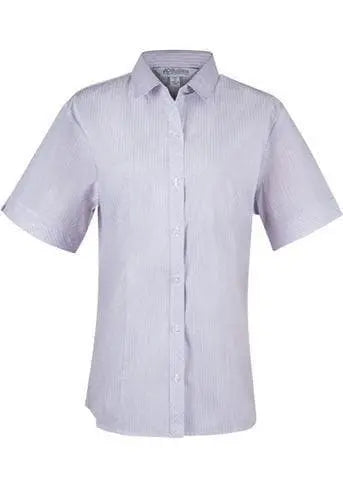 Aussie Pacific Ladies Bayview Short Sleeve Shirt 2906S Metro Workwear.