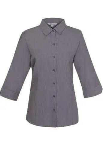 Aussie Pacific Ladies Belair 3/4 Sleeve Shirt 2905T Metro Workwear.