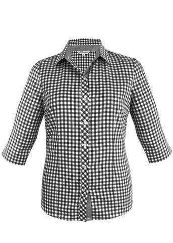 Aussie Pacific Ladies Brighton 3/4 Sleeve Shirt 2909T Metro Workwear.