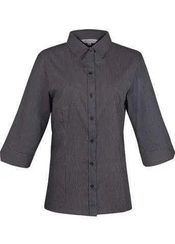 Aussie Pacific Ladies Henley 3/4 Sleeve Shirt 2900T Metro Workwear.