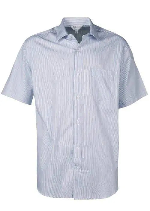 Aussie Pacific Men's Henley Short Sleeve Shirt 1900s Metro Workwear.
