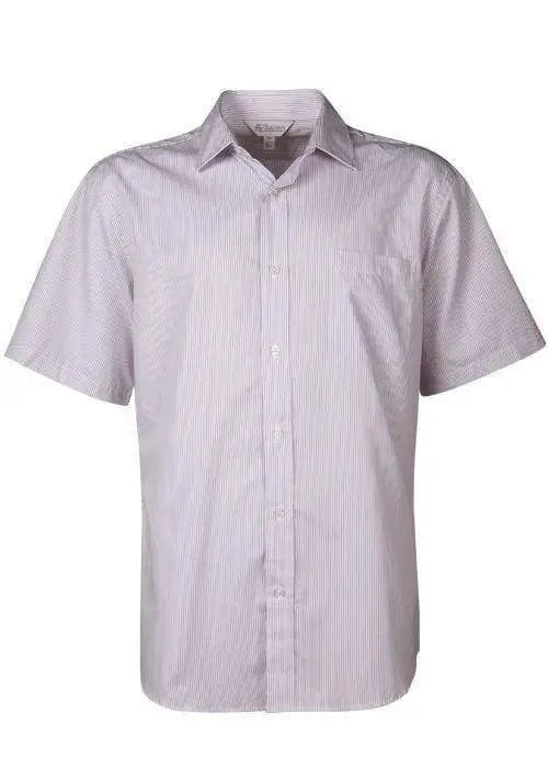 Aussie Pacific Men's Henley Short Sleeve Shirt 1900s Metro Workwear.