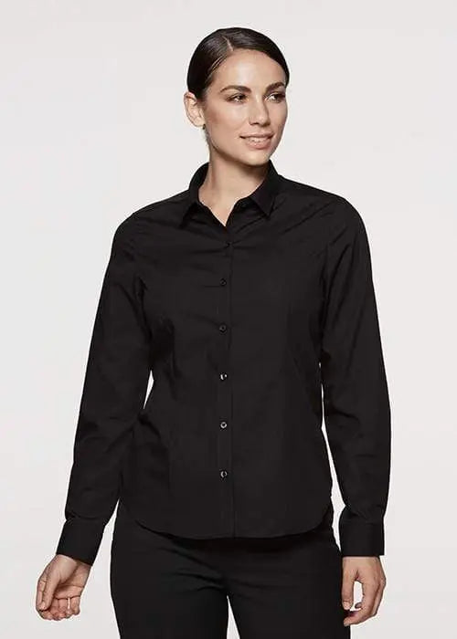 Aussie Pacific Ladies Kingswood Long Sleeve Shirt 2910L Metro Workwear.