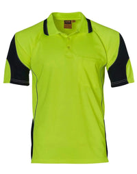 Aiw Alliance Short Sleeve Safety Polo - Unisex  SW71 Metro Workwear.