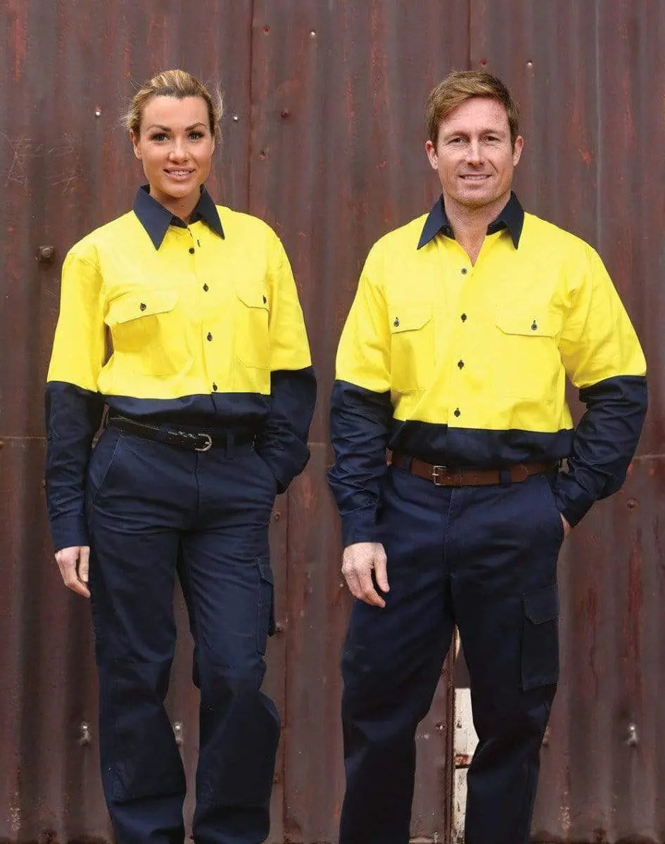 Cotton Drill Safety Shirt SW54 Metro Workwear.