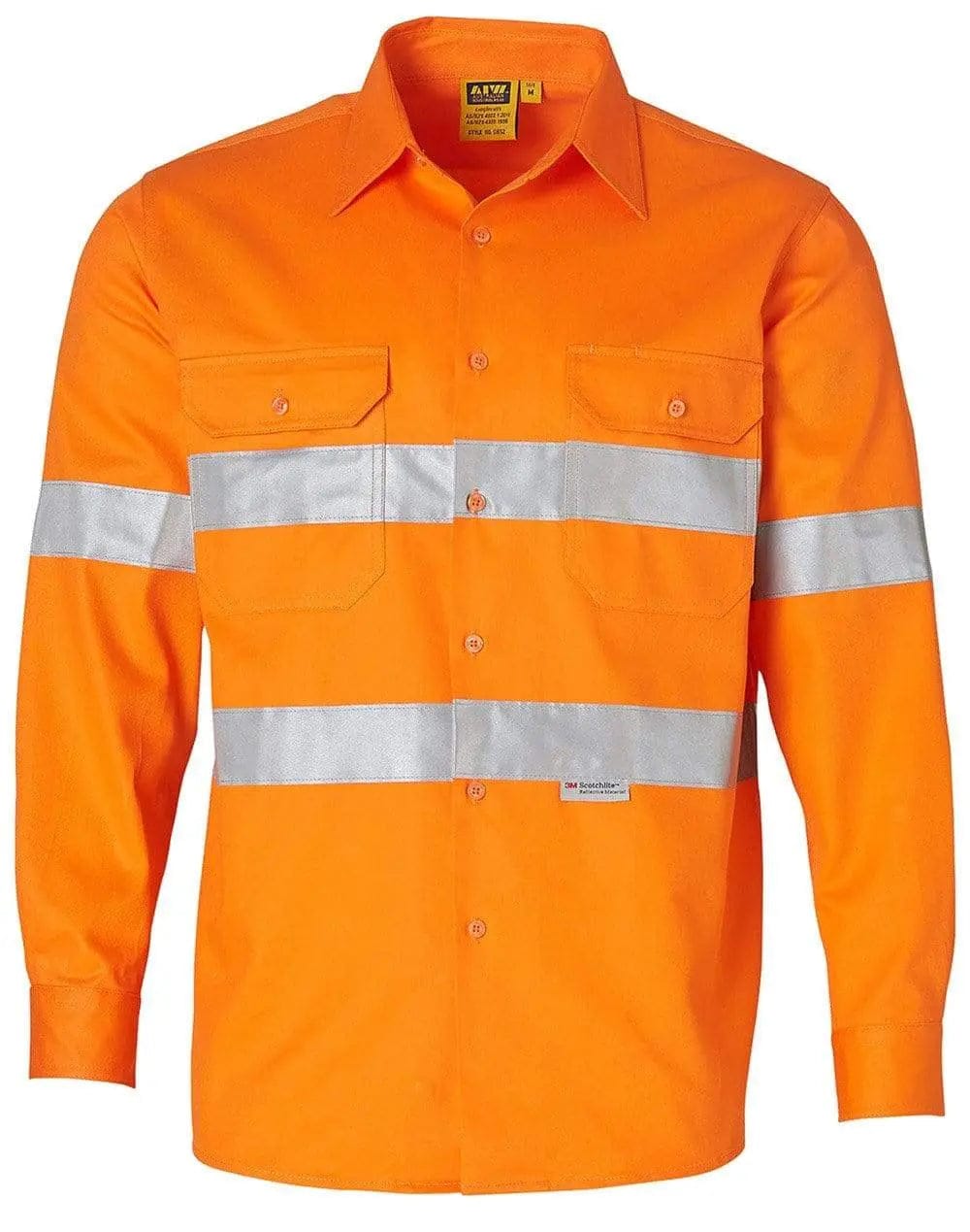 Cotton Drill Safety Shirt - Unisex SW52