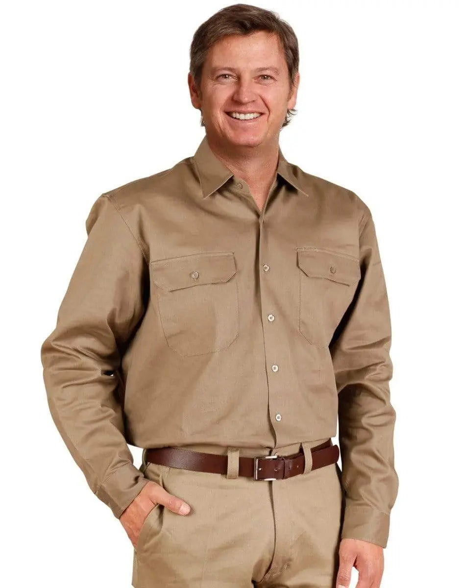 Cotton Drill Work Shirt WT04 Metro Workwear.