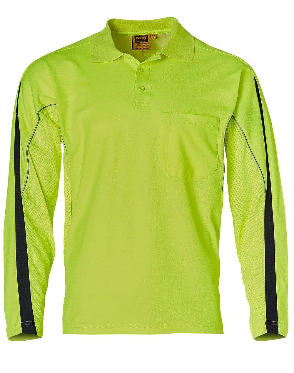 Hi-vis Legend Long Sleeve Polo Men's SW33A Metro Workwear.