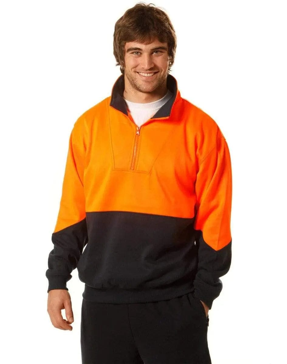 Hi-vis Long Sleeve Fleece Sweat SW13A