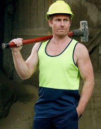 Hi-vis Safety Singlet SW15 Metro Workwear.
