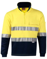 Hi-vis Two Tone Cotton Fleece Sweat SW48