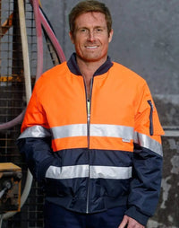 Hi-vis Two Tone Flying Jacket SW16A Metro Workwear.
