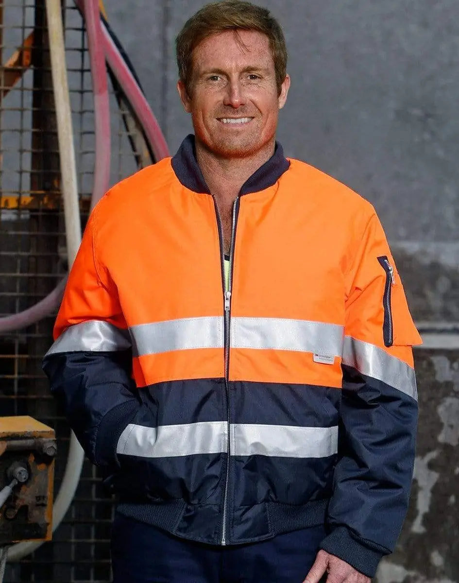 Hi-vis Two Tone Flying Jacket SW16A Metro Workwear.