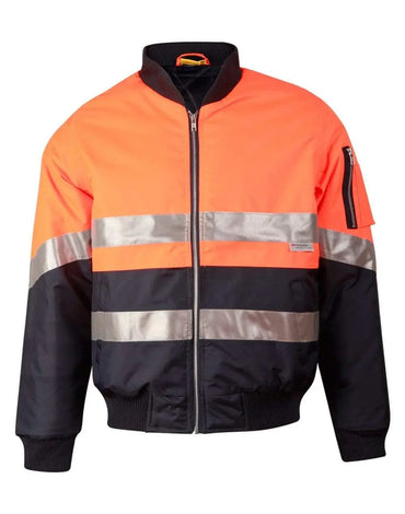 Hi-vis Two Tone Flying Jacket SW16A Metro Workwear.
