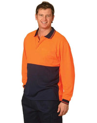 High Visibility Long Sleeve Polo SW05CD