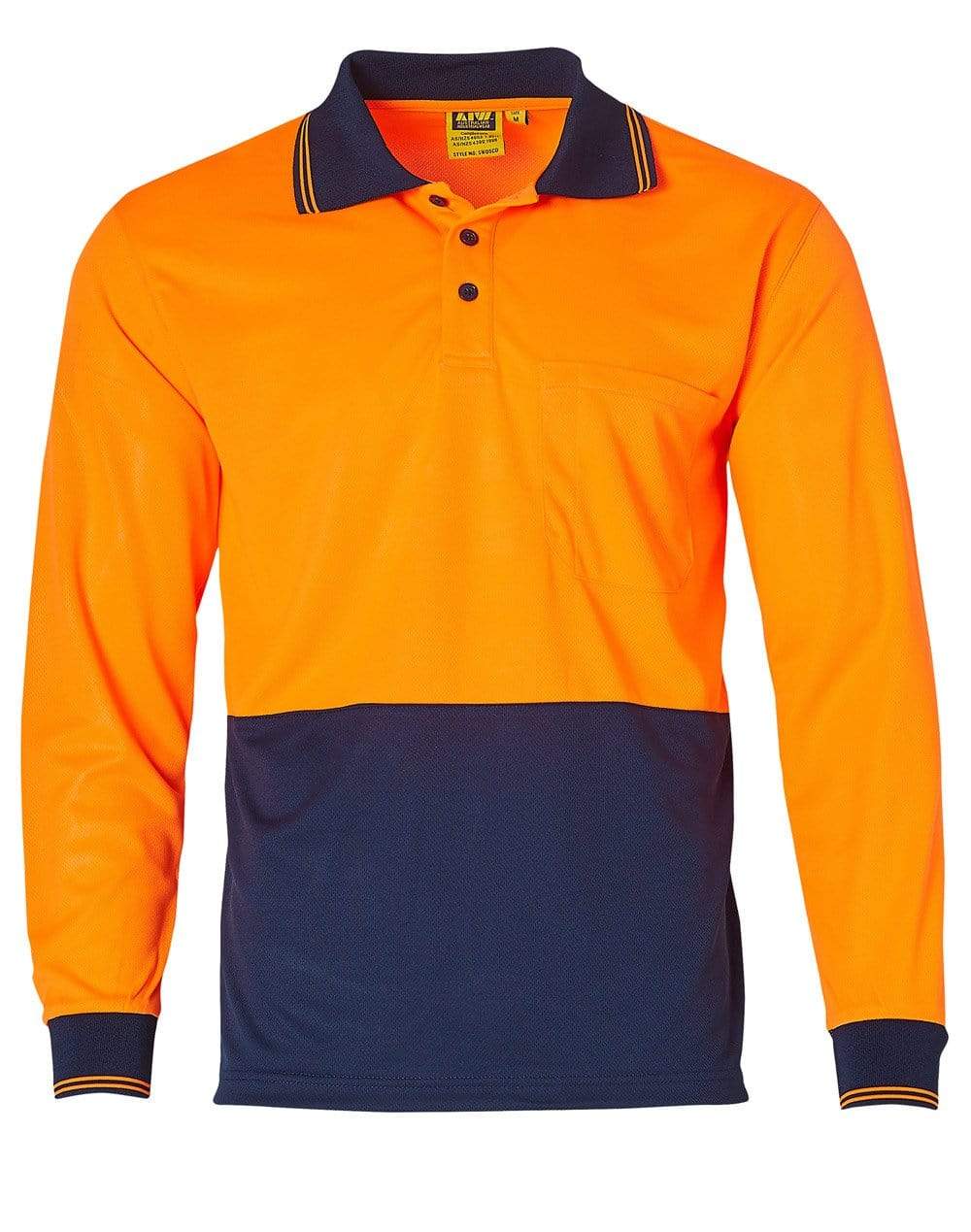 High Visibility Long Sleeve Polo SW05CD