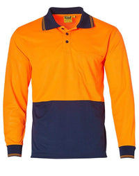 High Visibility Long Sleeve Polo SW05CD