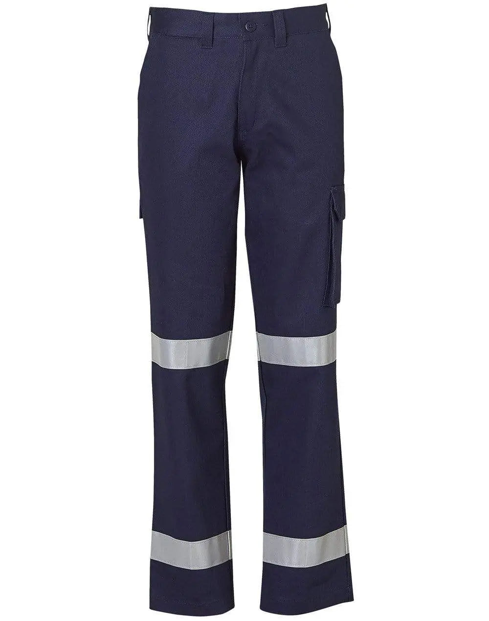 Ladies' Heavy Cotton Drill Cargo Pants With 3m Tapes WP15HV Metro Workwear.