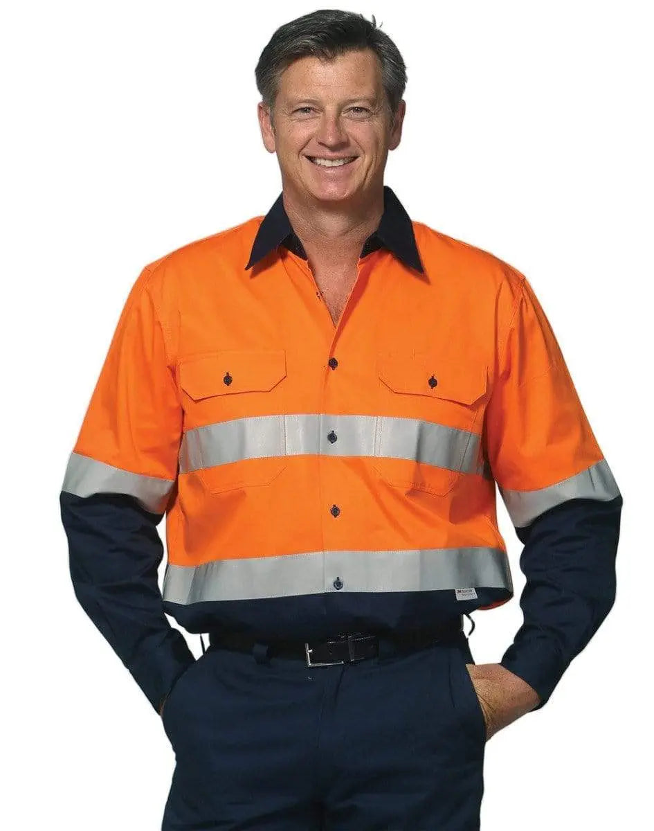 Long Sleeve Safety Shirt SW60 Metro Workwear.