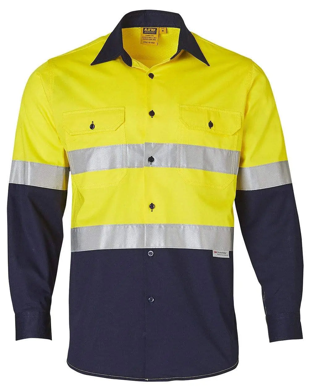 Long Sleeve Safety Shirt SW60 Metro Workwear.