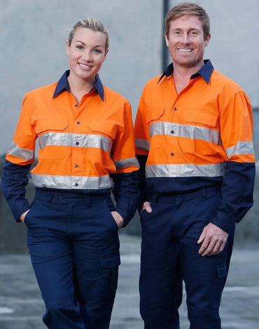 Long Sleeve Safety Shirt SW69 Metro Workwear.