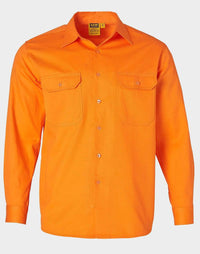 Men's Hi-vis L/s Drill Shirt SW51