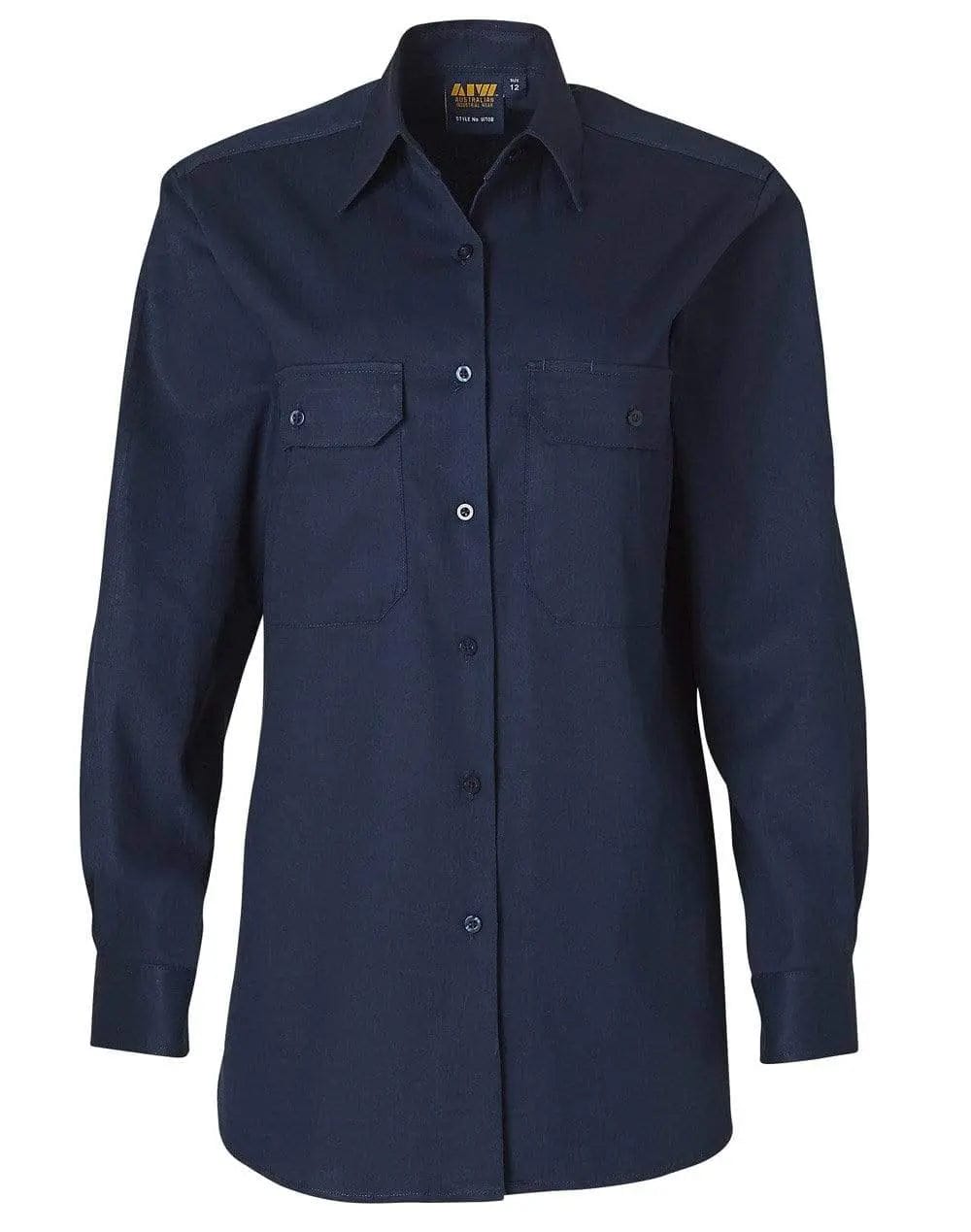 Women's Cotton Drill Work Shirt WT08