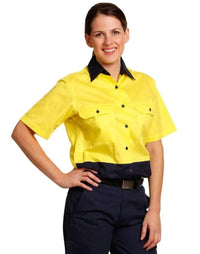 Women's Short Sleeve Safety Shirt SW63