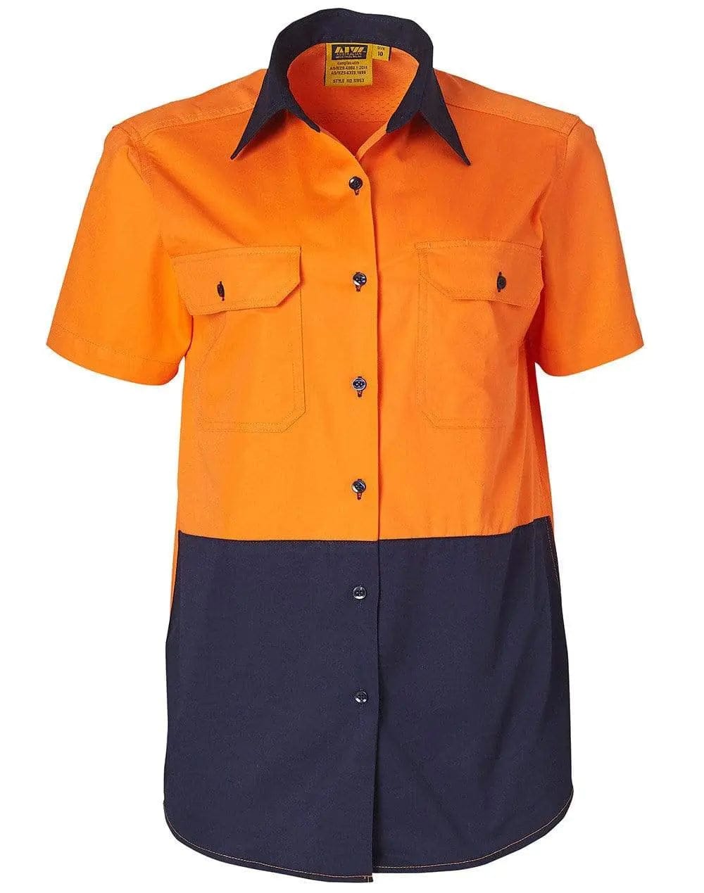 Women's Short Sleeve Safety Shirt SW63