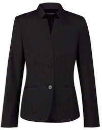 BENCHMARK Ladies’ Wool Blend Stretch Reverse Lapel Jacket M9202 Metro Workwear.