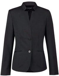 BENCHMARK Ladies’ Wool Blend Stretch Reverse Lapel Jacket M9202 Metro Workwear.