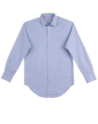 BENCHMARK Men's CVC Oxford Long Sleeve Shirt M7040L Metro Workwear.