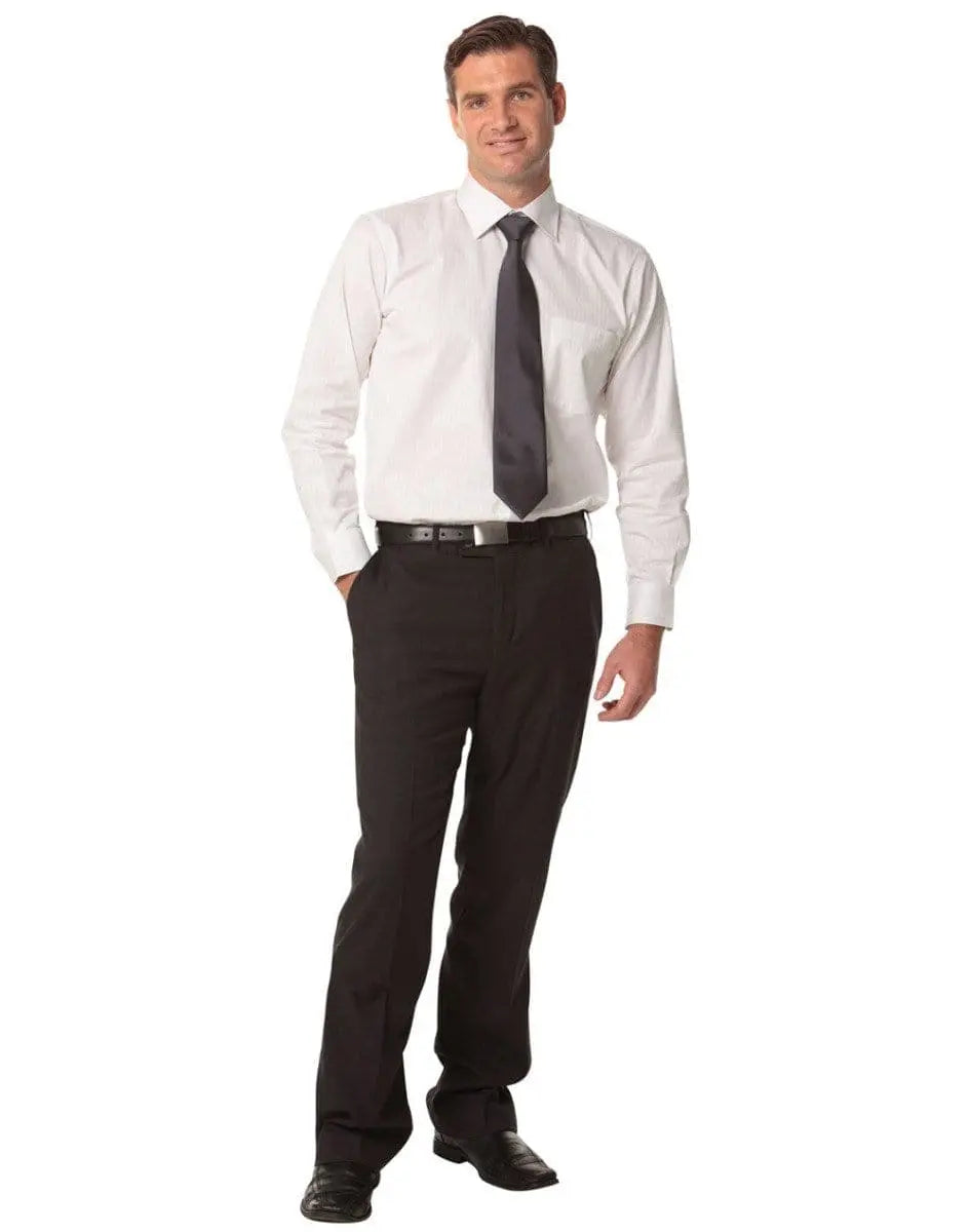 BENCHMARK Men's Poly/Viscose Stretch Pants Flexi Waist M9330 Metro Workwear.