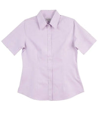BENCHMARK Women's CVC Oxford Short Sleeve Shirt M8040S Metro Workwear.