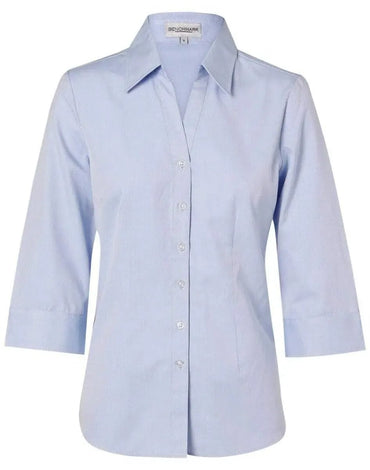 BENCHMARK Women's Fine Chambray 3/4 Sleeve Shirt M8013