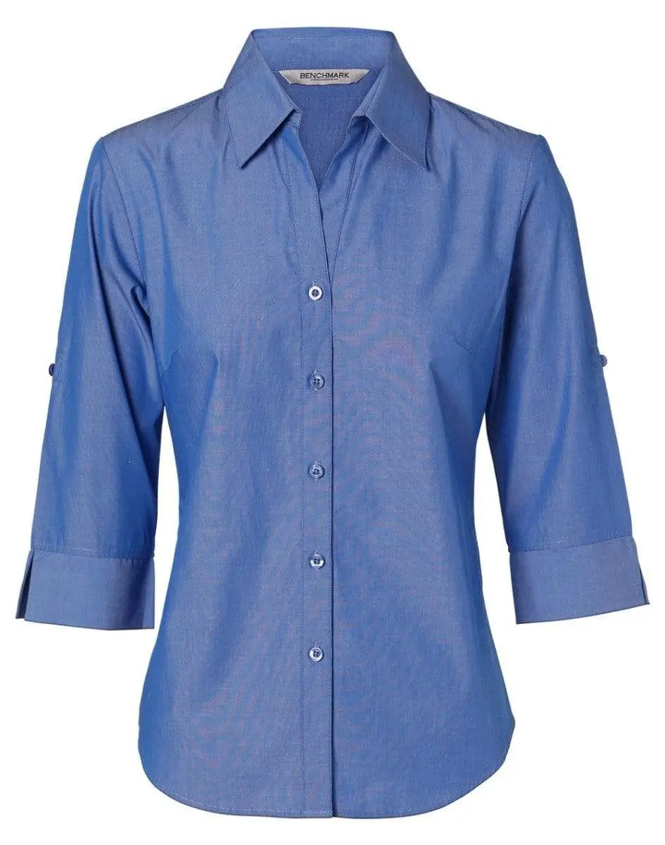 BENCHMARK Women's Nano ™ Tech 3/4 Sleeve Shirt M8003 Metro Workwear.