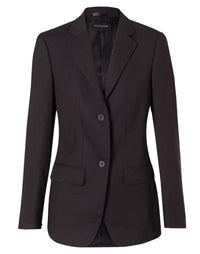 BENCHMARK Women's Poly/Viscose Stretch Two Buttons Mid Length Jacket M9206 Metro Workwear.