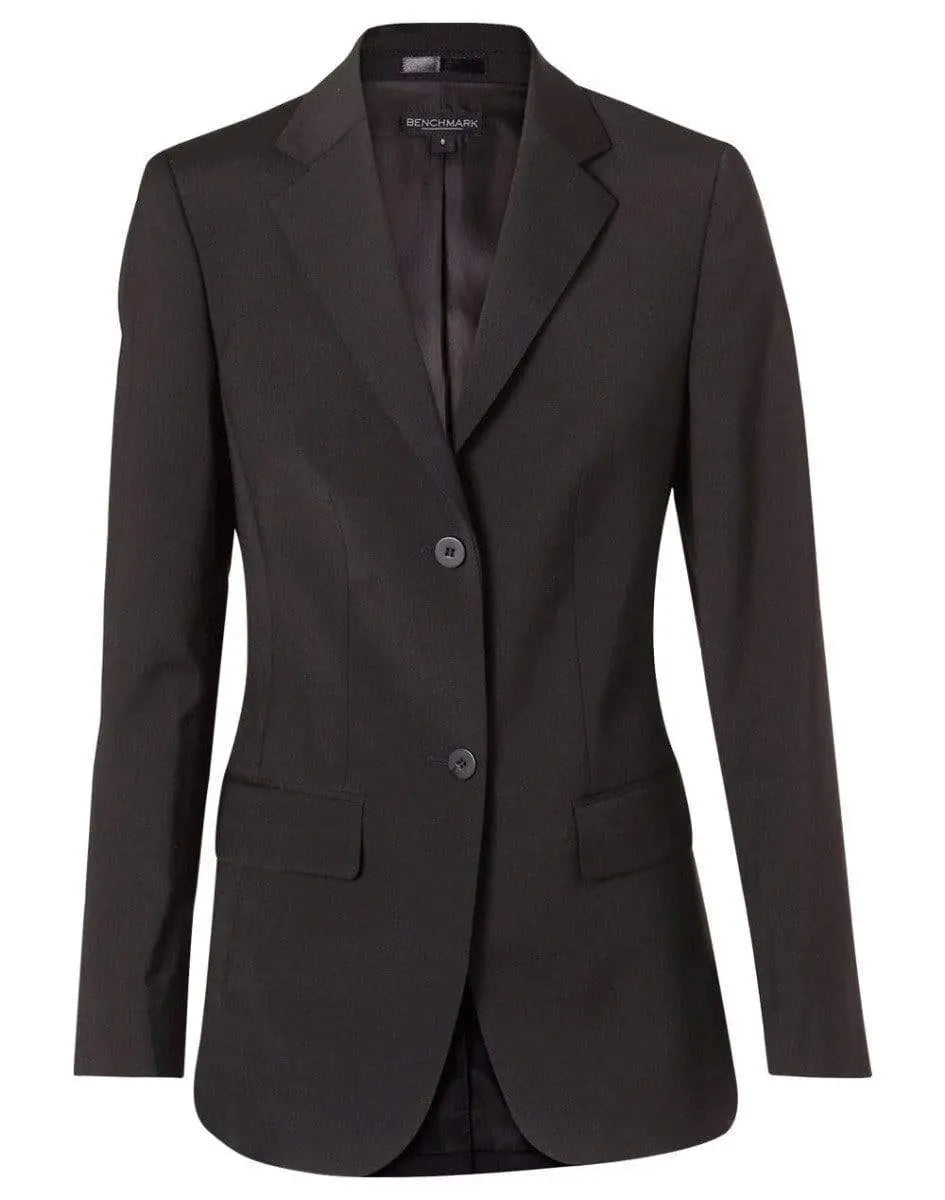 BENCHMARK Women's Wool Blend Stretch Mid Length Jacket M9200 Metro Workwear.
