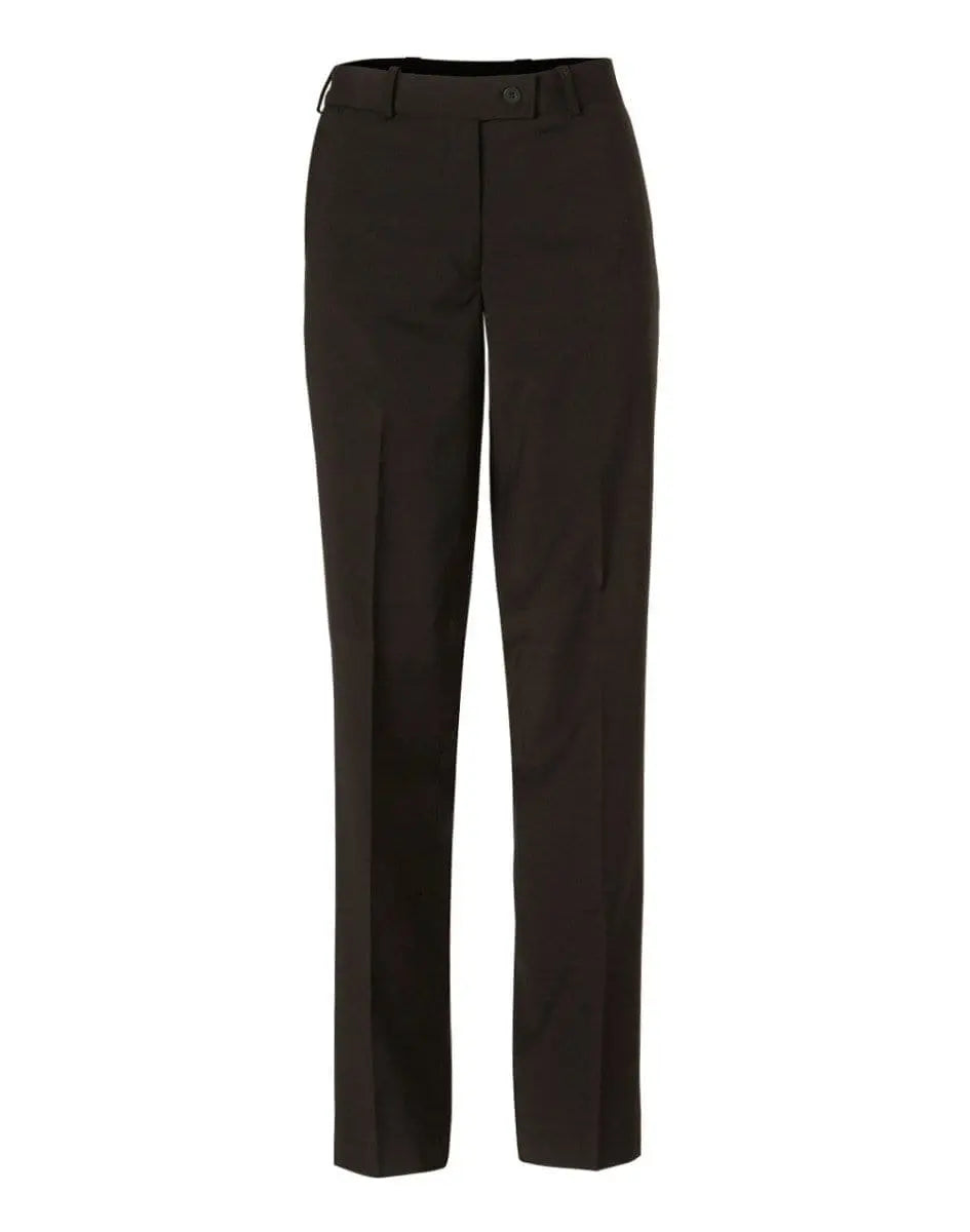 BENCHMARK Women's Wool Blend Stretch Slim Leg Flexi Waist Pants M9400 Metro Workwear.
