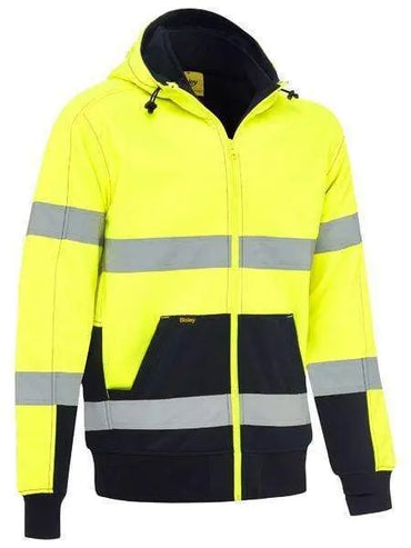 Bisley Taped Hi Vis Fleece Hoodie With Sherpa BK6988T Metro Workwear.