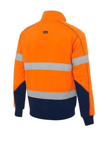 Bisley Taped Hi Vis Fleece Pullover With Sherpa BK6987T Metro Workwear.